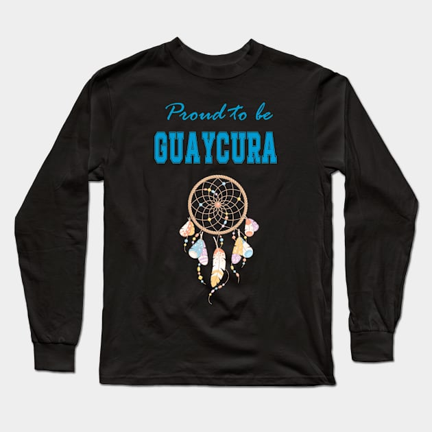 Native American Guaycura Dreamcatcher 50 Long Sleeve T-Shirt by Jeremy Allan Robinson